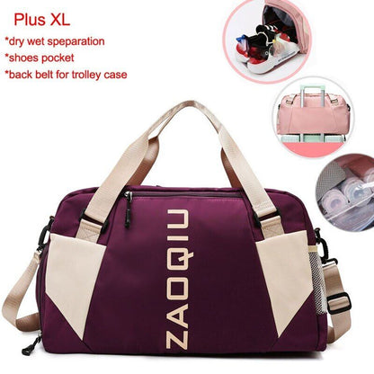 Dry Wet Gym Bag Yoga Mat Sports Bag Handbags Sport Travel Women Men Bag Shoes