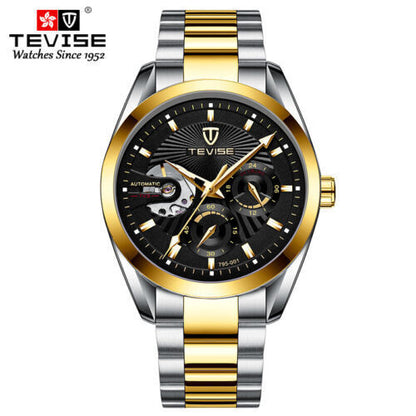 Tevez fashion men's fully automatic mechanical wrist watch