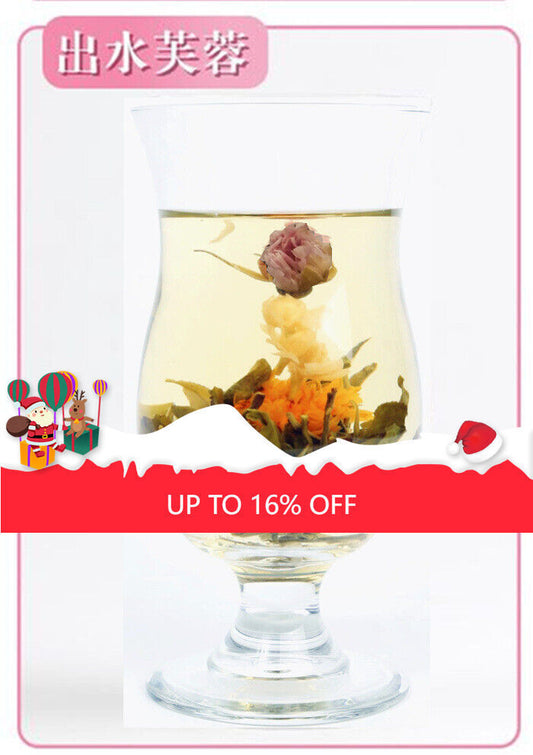 Jasmine Flowering Blooming Tea Ball Blooming Flower Tea Chushuifurong 20pcs