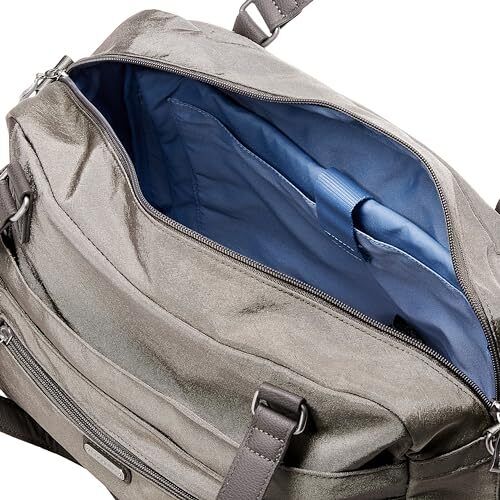 Baggallini Overnight Expandable Laptop Tote - One Size, Sterling Shimmer