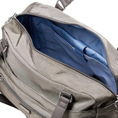 Baggallini Overnight Expandable Laptop Tote - One Size, Sterling Shimmer