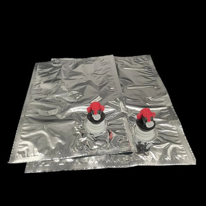 Aluminum Foil 10Pcs Sealed Wine Bags Beer Water Storage Light Faucet Inflatables