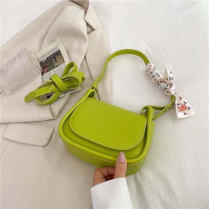 Synthetic Leather Handbag Crossbody Shoulder Bag 20*9.5*16CM Handle 70 - 125 CM