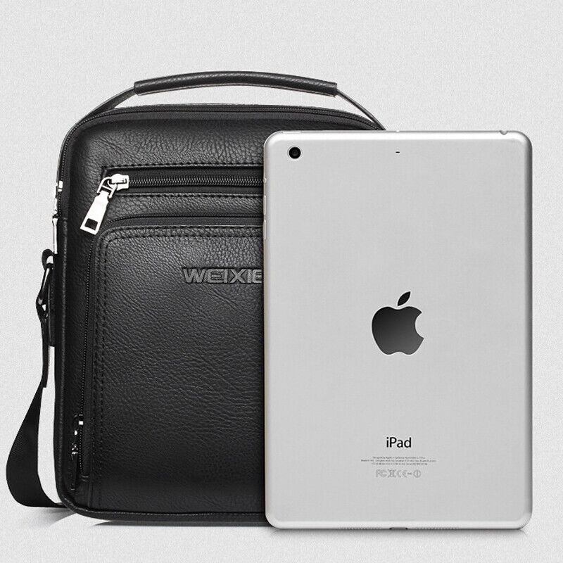 Men's Business Leather Shoulder/Messenger Bag 8" Handbag bag Outdoor Sport Bag
