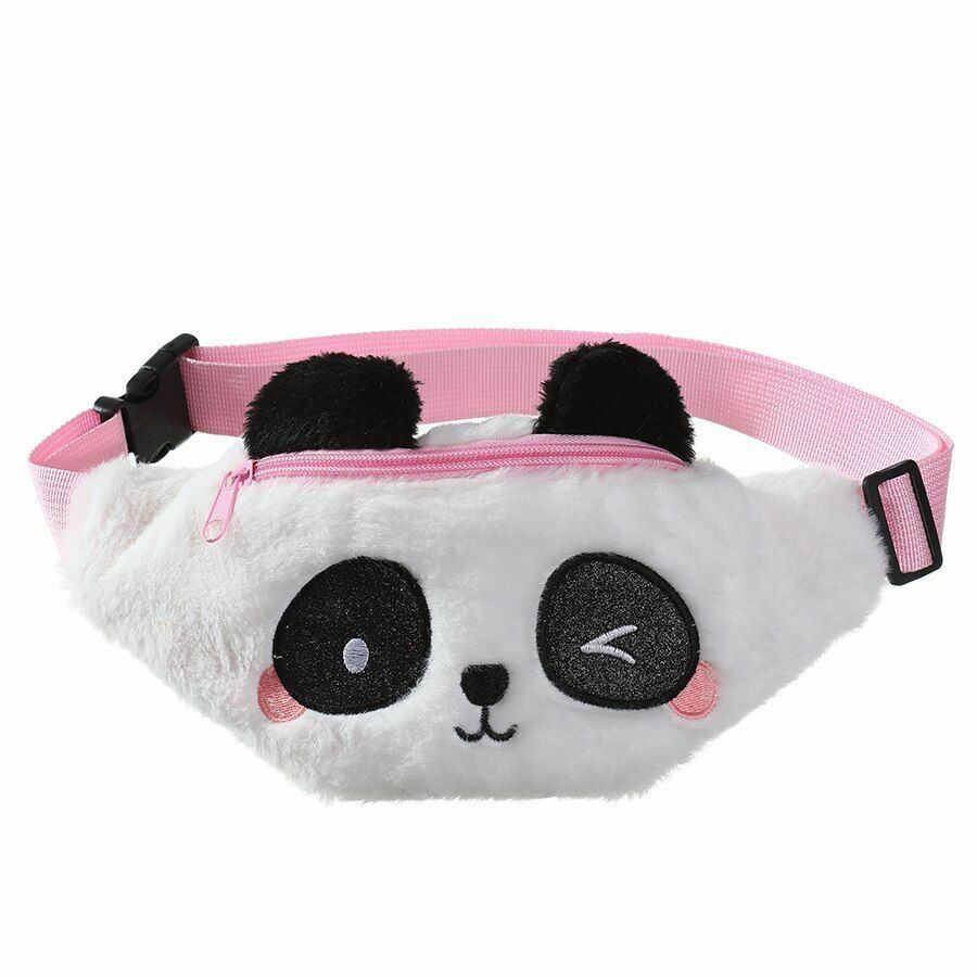 Children's Pack Unicorn Fanny Girls Waist Bag Plush Toy Belt Color Cartoon Purse