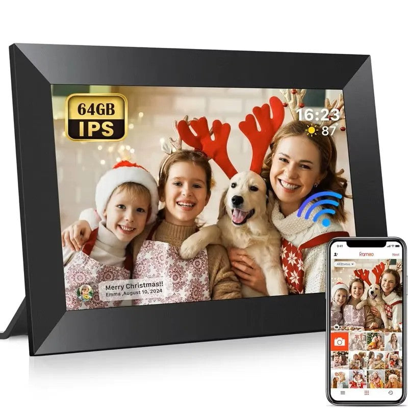 Frameo 10.1 Inch WiFi Digital Photo Frame 1280 * 800 IPS HD Wall Mountable