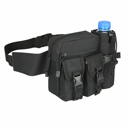 Military Utility Tactical Waist Bag Camping Hiking Climb Belt Bag Bottle Pouch