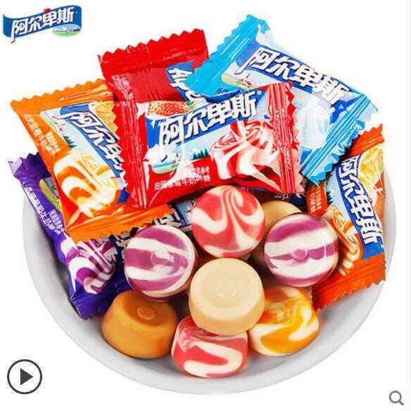 Chinese Alpine Milk Hard Candy Strawberry orange Mix Flavors Party Daily snack