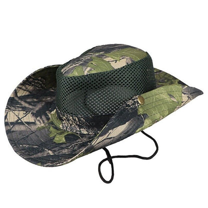 Summer Bucket Boonie Hat Fishing Sun Brim Cool Mesh Top Garden Outdoor Cap Hats