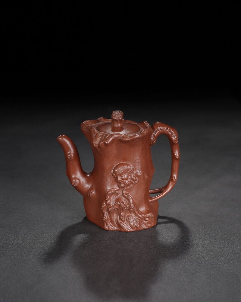 Chinese Yixing Zisha Clay Handmade Exquisite Teapot Dharma