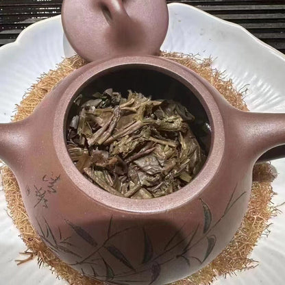 357g Yunnan Old Puerh Raw Tea 2004 Banzhang Qizi Raw Pu'er Tea Cake Pu-erh Tea