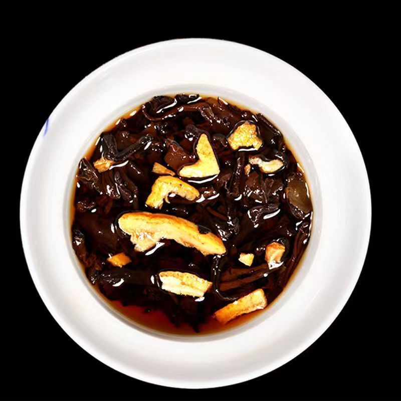 500g/Bag Tangerine Peel/Glutinous Rice Fragrant Cooked Puerh Tea Pu'er Ripe Tea