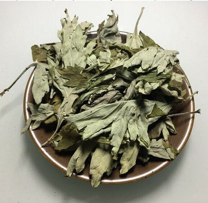100% Natural Wild Ai Ye Mugwort Leaf Folium Artemisiae Argyi Chinese Herbal Tea