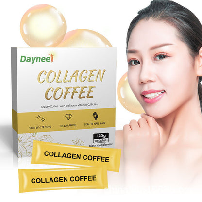 Skin Whitening Collagen Coffee Beauty Coffee with Vitamin C