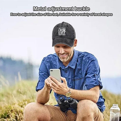 I Fix Stuff and I Know Things Hat for Men Funny,2023 Retro Baseball Caps NEW