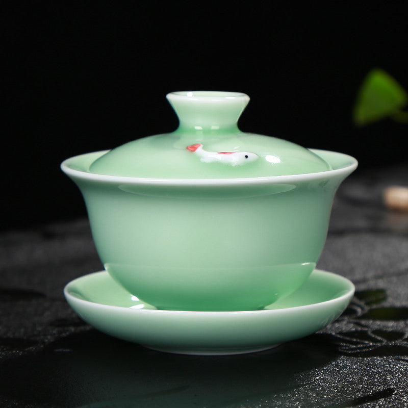 New Tea Strainer Tea Set Single Item Porcelain Gaiwan Tea Cup Pitcher