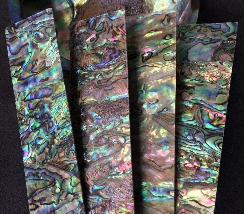 Abalone Shell Sheet DIY Musical Instrument Furniture Inlay Home Decor 14x4cmx1mm