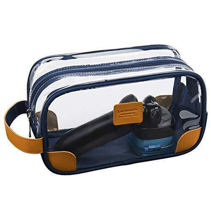 Lermende Toiletry Bag for Men and Women, Mens Blue