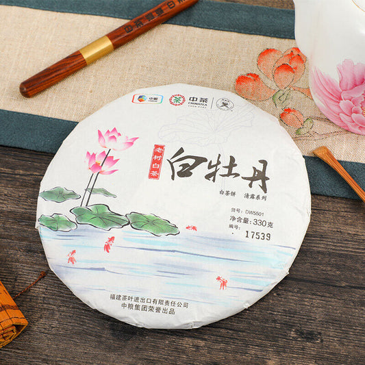 Zhongcha Premium Bai Mu Dan White Peony White Tea Fuding Pai Mu Tan Bai Cha 330g