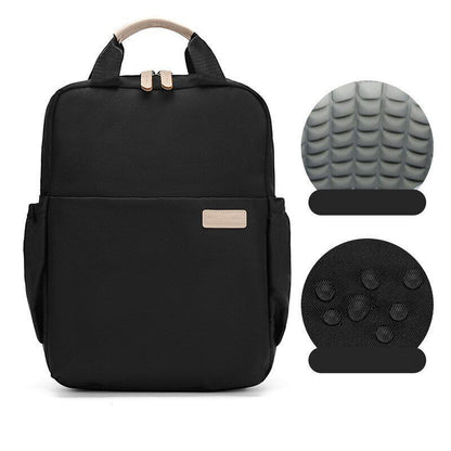 Waterproof Nylon Backpack Laptop School Bag Levander Color Schoolbag Traveling