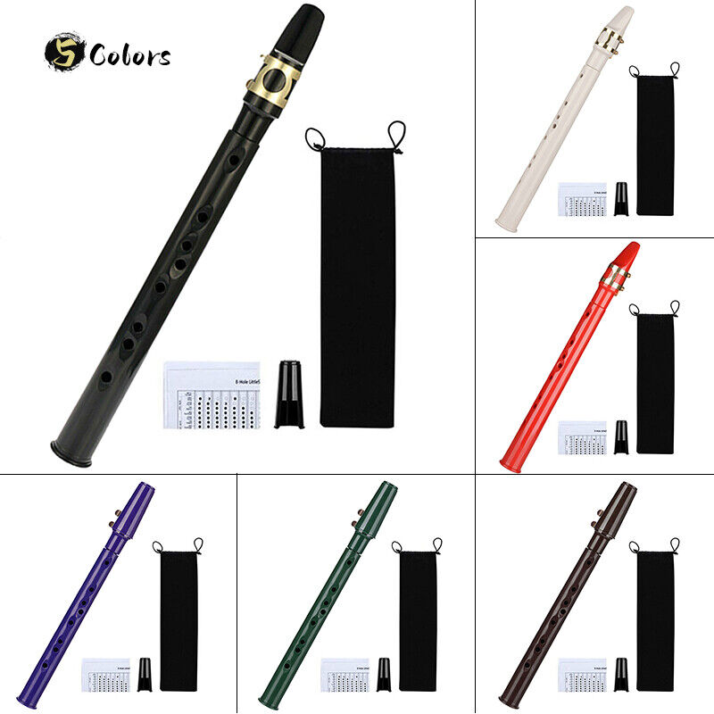 8 Hole Mini Portable Saxophone Pocket Sax C Key Instrument with Carrying Bag