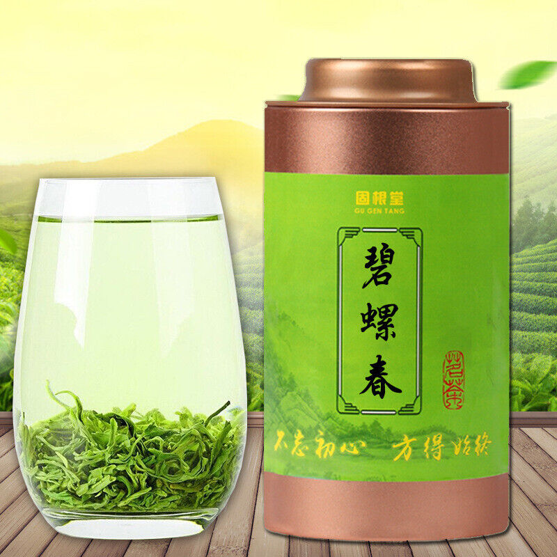 New Certified Biluochun Green Tea Organic Specialty Tea Healthy Drink Canned125g