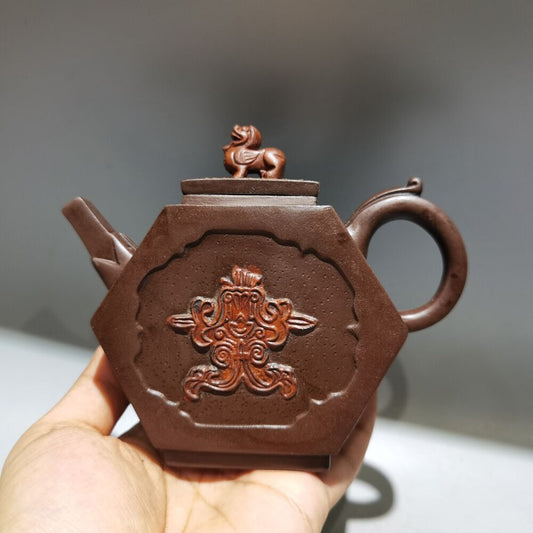 chinese yixing purple clay teapot tea set pot zisha ceramic cute decor figurine