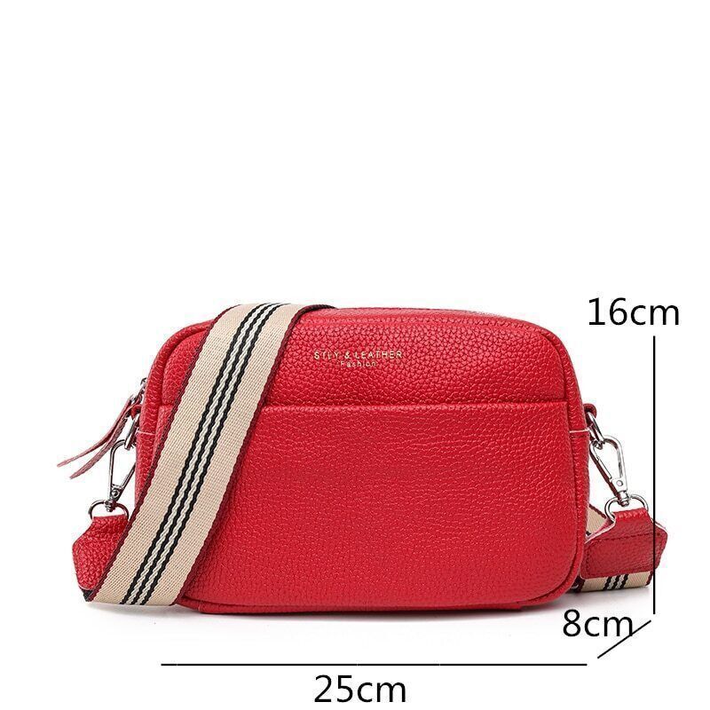 100% Genuine Leather Women Handbags Shoulder Bags Cowhide Messenger Bag