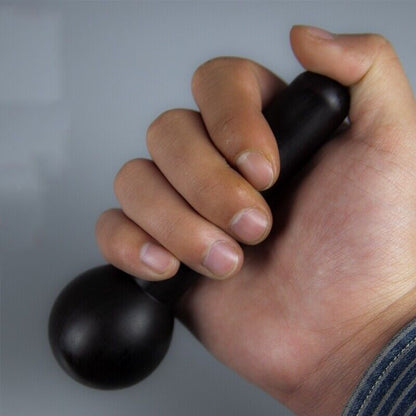 5.5" Ebony Wood Ball Massage Spa Foot Hand Reflexology Health Therapy Tool