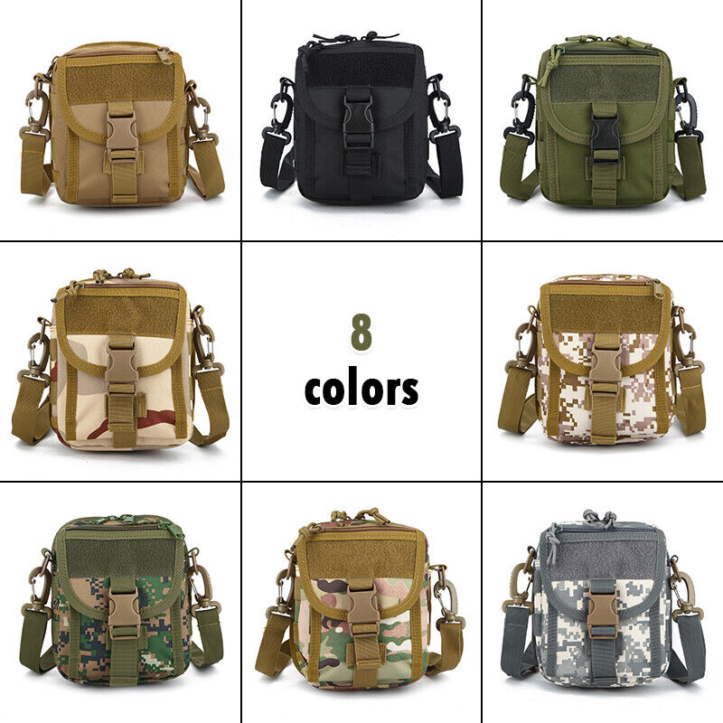 Mens Tactical Backpack Messenger Bag Military Sling Shoulder bag Camping Hiking