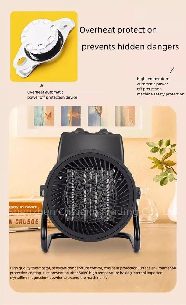 2000/3000W Portable Electric S Heater Garage Hot Air Fan for Indoor Large Room