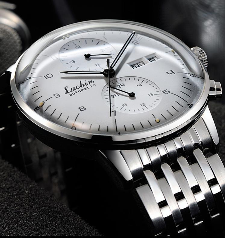 Automatic Men's Mechanical Luxury Watch Buisness 3atm Hour Date Month Multi Dial
