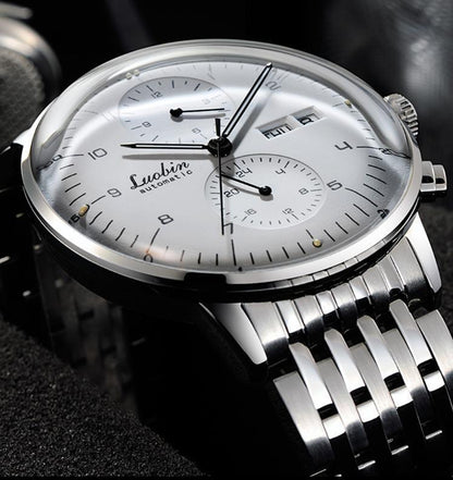 Automatic Men's Mechanical Luxury Watch Buisness 3atm Hour Date Month Multi Dial