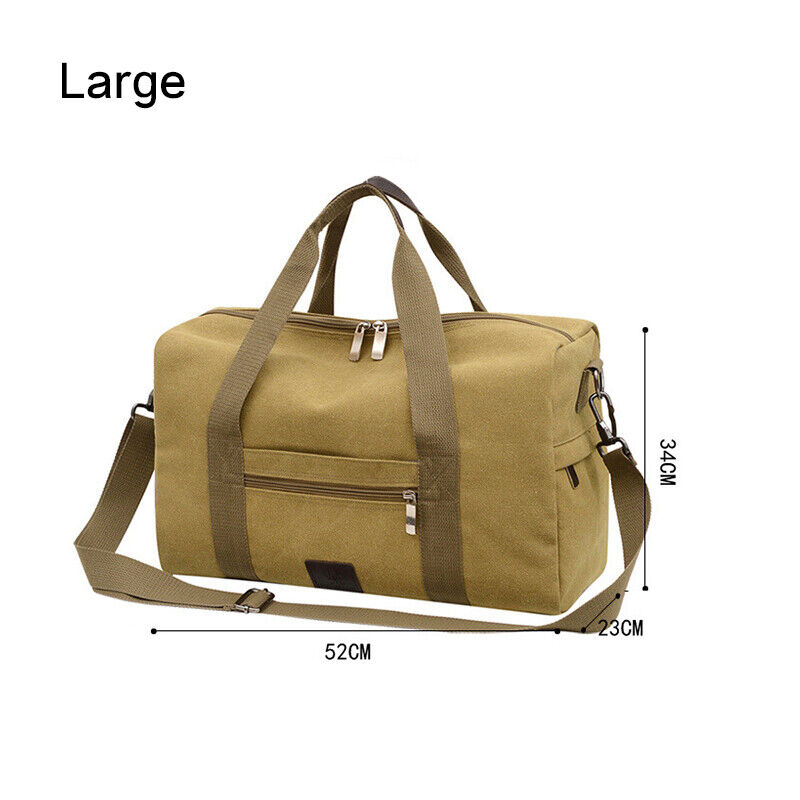 Mens Holdall Duffle Large Capacity Gym Sports Bag Cabin Shoulder Travel HandBag