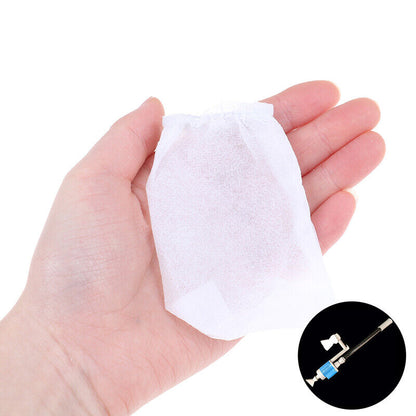 5pcs Aquarium Filter Bag Fish Tank Mesh Cotton Elasticated Bag Cleaning To_S-ca