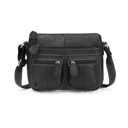 Top Cowhide Genuine Leather Women Bags Female Shoulder Bag Crossbody