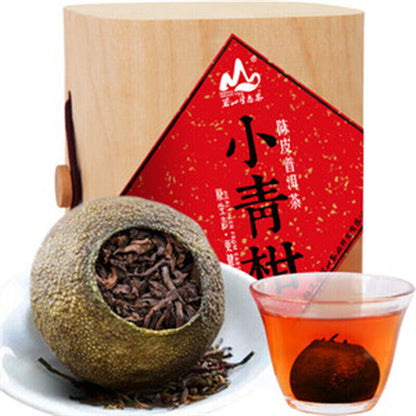 Golden Bud Tea 250g Small Green Mandarin Pu-Erh Ripe Tea Top Royal Slimming Tea