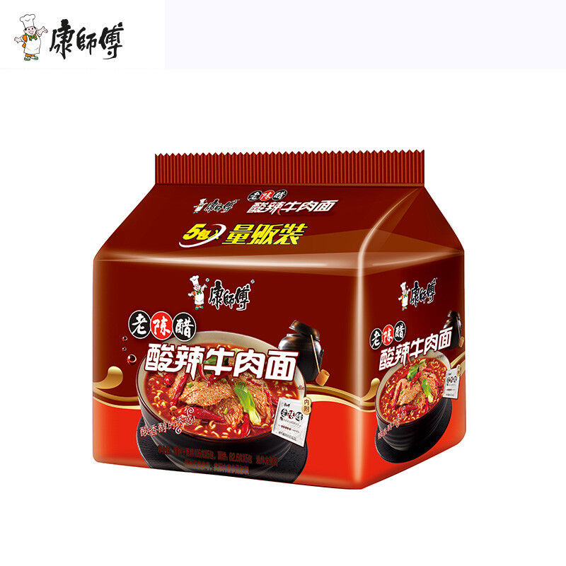Kangshifu Roasted Beef Instant Noodles 5 pcs/big bag different flavor available