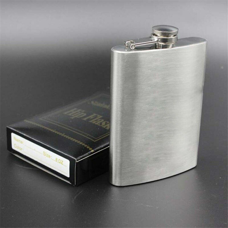 Hip Flask Set Stainless Steel Wine Bottle Drinkware Cup Portable Whiskey Liquor