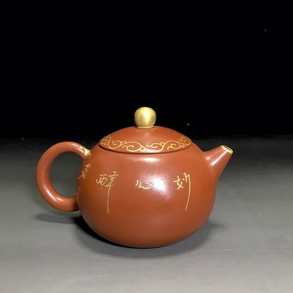 vintage chinese yixing purple clay teapot zisha ceremony teaware collection rare