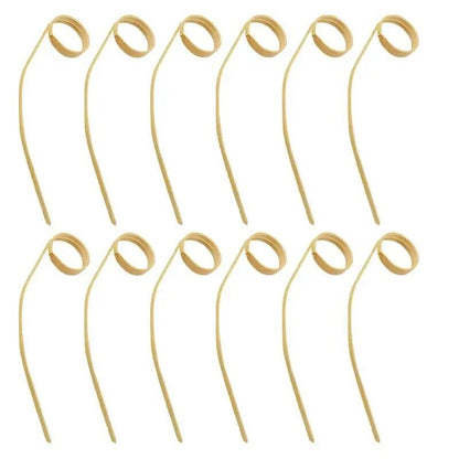 Cocktail Stick 50Pcs Disposable Bamboo Tie Knotted Skewers Wine Food Fruit Picks