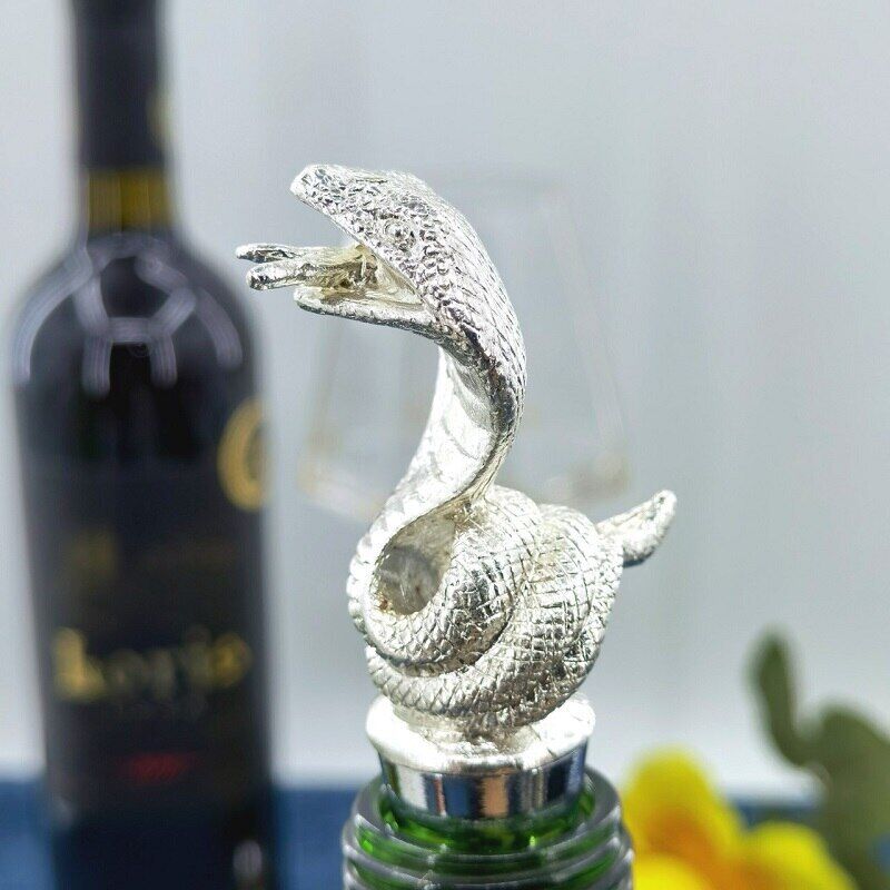 Wine Stopper Creative Snake Zinc Alloy Champagne Bottle Keeping Fresh Sealed Cap