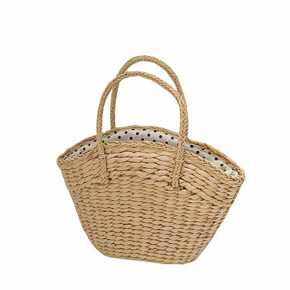Women Handbags 41x35cm Rattan Wicker Woven Shoulder Bags Summer Beach Large Tote