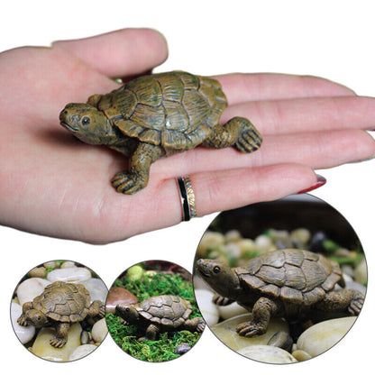 Garden Decor Resin Turtle Statue Outdoor Sculpture Ornament Home Lawn Patio Yard