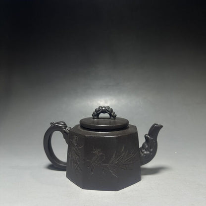 vintage chinese yixing purple clay teapot zisha ceremony teaware collection rare