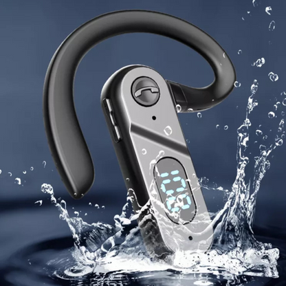 Wireless Bluetooth 5.2 Earpiece Headset Driving Trucker Earbud Ear Hook Earphone
