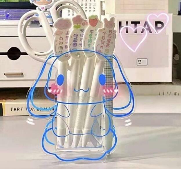 Cute Cinnamoroll Desk Student Kids Pencil Pen Holder Pencil Cup Pen Organizer