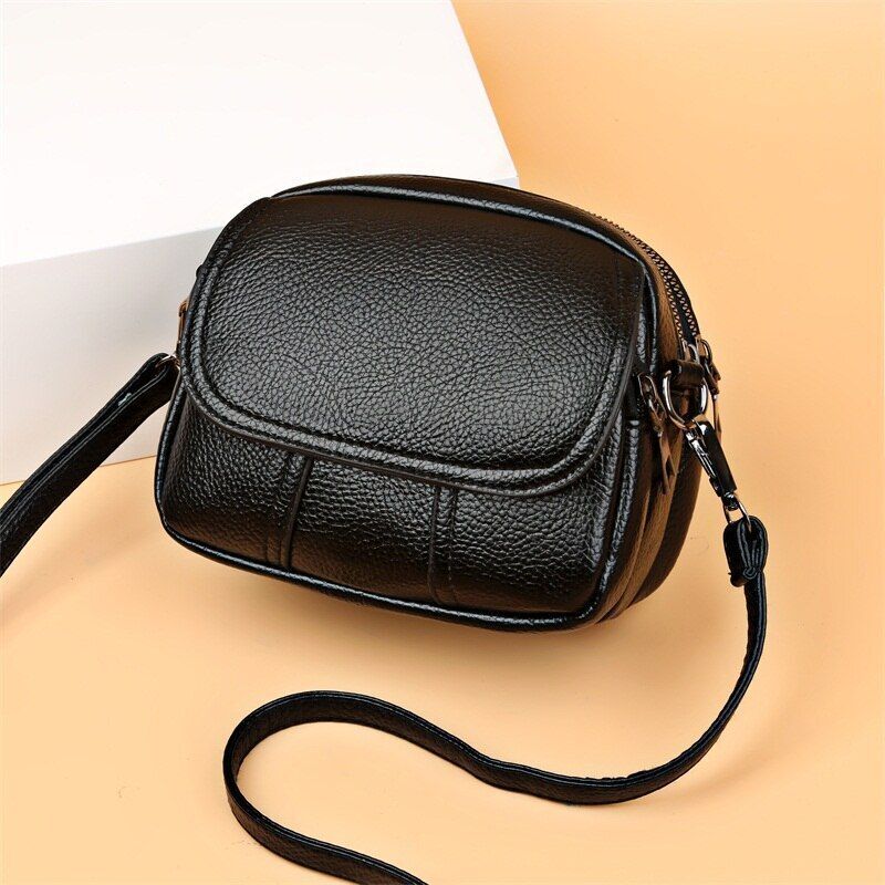 Autumn Fashion Shell Bag Synthetic Leather Shoulder Purse Elegant Luxury Travel