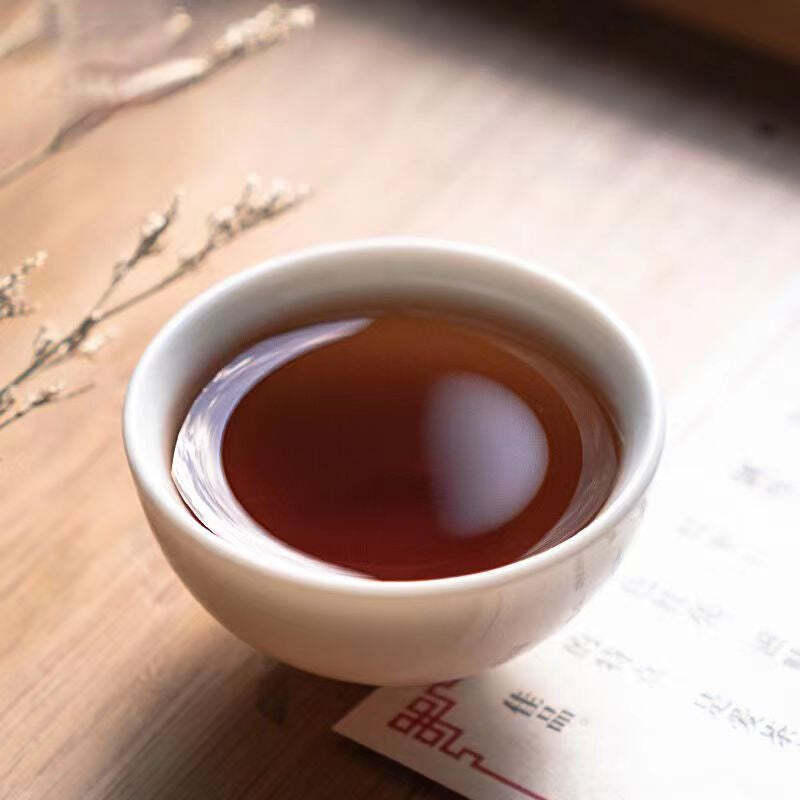 357g Menghai Puerh Ripe Tea Cake Yunnan Aged Pu-erh Cooked Tea Chinese Black Tea