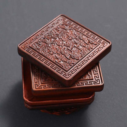 Chinese Wooden Tea Coasters|Coffee Coasters|Tea Accessories